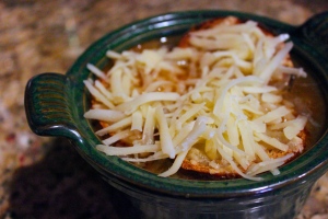 ginger-snapped - french onion soup
