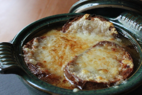 ginger-snapped - french onion soup
